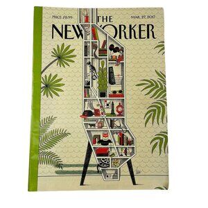 The New Yorker Magazine Mar 27 2017 Cover  Shelf Life Luci Gutierrez u